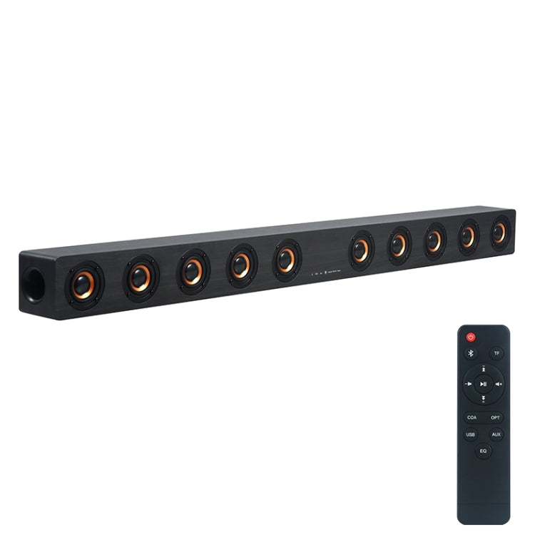 D90 서브우퍼 원목 블루투스 4.2 스피커 리모컨 포함, TF 카드 & 3.5mm AUX 동축 & 광섬유 & U 디스크 지원, D90+ 서브우퍼