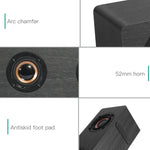 D90 서브우퍼 원목 블루투스 4.2 스피커 리모컨 포함, TF 카드 & 3.5mm AUX 동축 & 광섬유 & U 디스크 지원, D90+ 서브우퍼