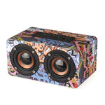 M5 서브우퍼 원목 블루투스 4.2 스피커, TF 카드 & 3.5mm AUX & FM 지원