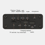 M5 서브우퍼 원목 블루투스 4.2 스피커, TF 카드 & 3.5mm AUX & FM 지원