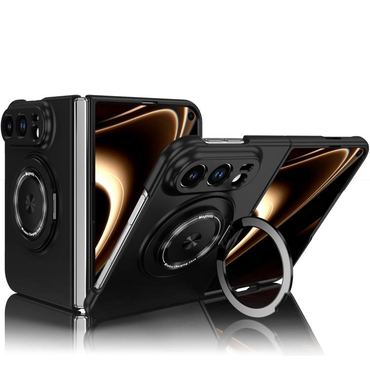 Rotation Holder Foldable Magnetic PC Phone Case, For iPhone Duo