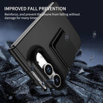 Three-dimensional Folding Holder PC Phone Case, For iPhone Duo