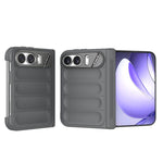 Magic Shield Camera Lens Holder Foldable PC Shockproof Phone Case, For iPhone Duo