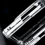 Clear Central Axis PC Phone Case, For iPhone Duo