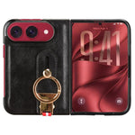 Wristband Leather Back Phone Case, For iPhone Duo