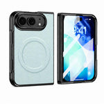 Granular Texture Magnetic Integrated Film Phone Case, For iPhone Duo