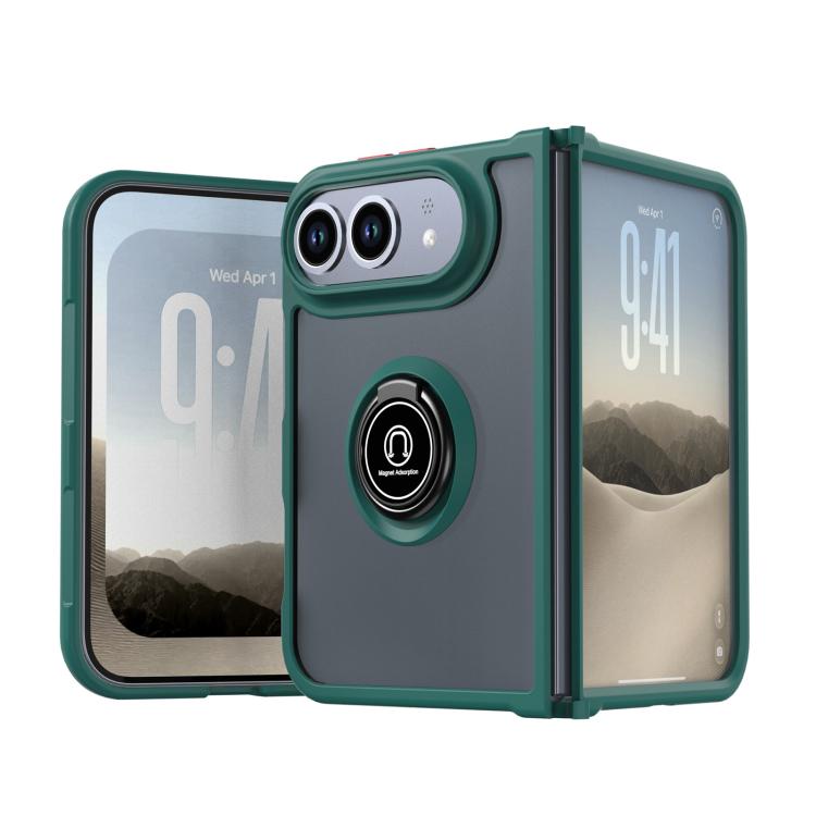 Q Shadow 1 Series TPU + PC Phone Case with Ring, For iPhone Duo