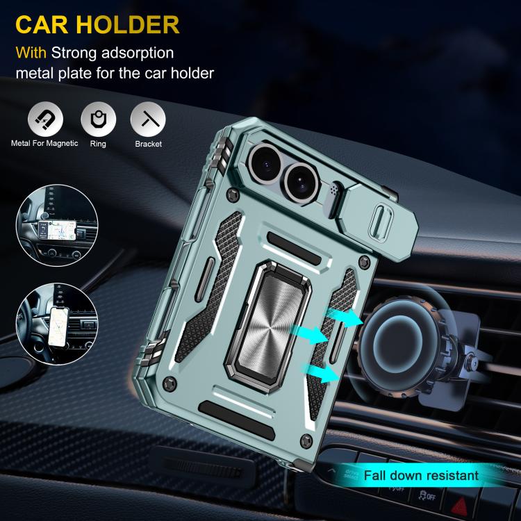 Armor PC Hybrid TPU Camera Shield Phone Case, For iPhone Duo