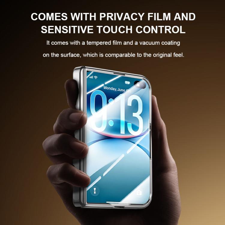 Integrated Shell And Flim Electroplating Transparent Shockproof Phone Case, For iPhone Duo