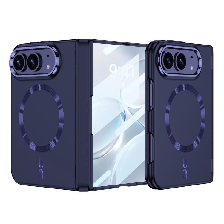 GKK Integrated Phantom CD Pattern Magnetic Folding Hinge Full Coverage Phone Case, For iPhone Duo