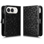 Honeycomb Dot Texture Leather Phone Case, For iPhone Duo