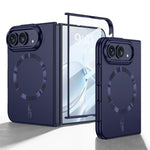 GKK Integrated Ultra-thin Full Coverage CD Pattern Magnetic Phone Case, For iPhone Duo
