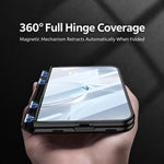 GKK Integrated Phantom Magnetic Thin Ring Folding Hinge Full Coverage Phone Case, For iPhone Duo