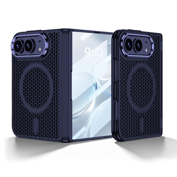 GKK Integrated Phantom Folding Hinge Heat Dissipation Magnetic Phone Case, For iPhone Duo