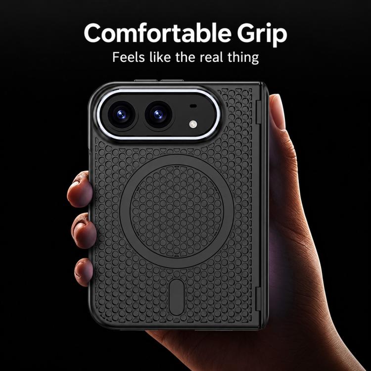 GKK Integrated Phantom Folding Hinge Heat Dissipation Magnetic Phone Case, For iPhone Duo