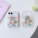 Epoxy Acrylic PC Folding Phone Case, For iPhone Duo