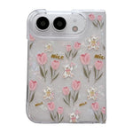 Shell Texture Flower Pattern Protective Phone Case, For iPhone Duo