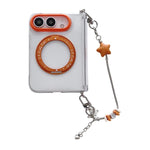 Side Buckle Hinge Rotating Holder Magnetic Phone Case with Bracelet, For iPhone Duo