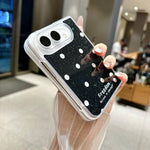 Glitter Powder Dots Pattern Phone Case, For iPhone Duo