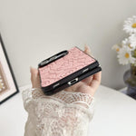 Impression Camellia Pattern Protective Phone Case, For iPhone Duo