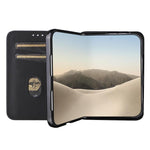 Cubic Grid Texture Flip Leather Phone Case, For iPhone Duo