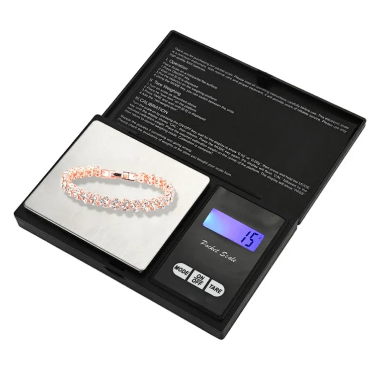 MH-8015 휴대용 고정밀 전자 다이아몬드 금 보석 저울 (0.01g~100g), 배터리 제외, MH-8015 100g