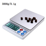 XY-8006 2.2인치 디스플레이 고정밀 전자 저울 (0.1g~3000g), 배터리 제외, 3000g/0.01g