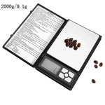 MH-1108 노트북 모양 고정밀 전자 다이아몬드 금 보석 저울 (0.1g~2000g), 배터리 제외, MH-1108 2000g