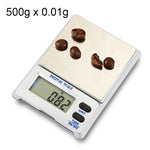 M-18 500g x 0.01g 고정밀 디지털 전자 보석 저울 저울 장치 1.5인치 LCD 화면, 500g/0.01g