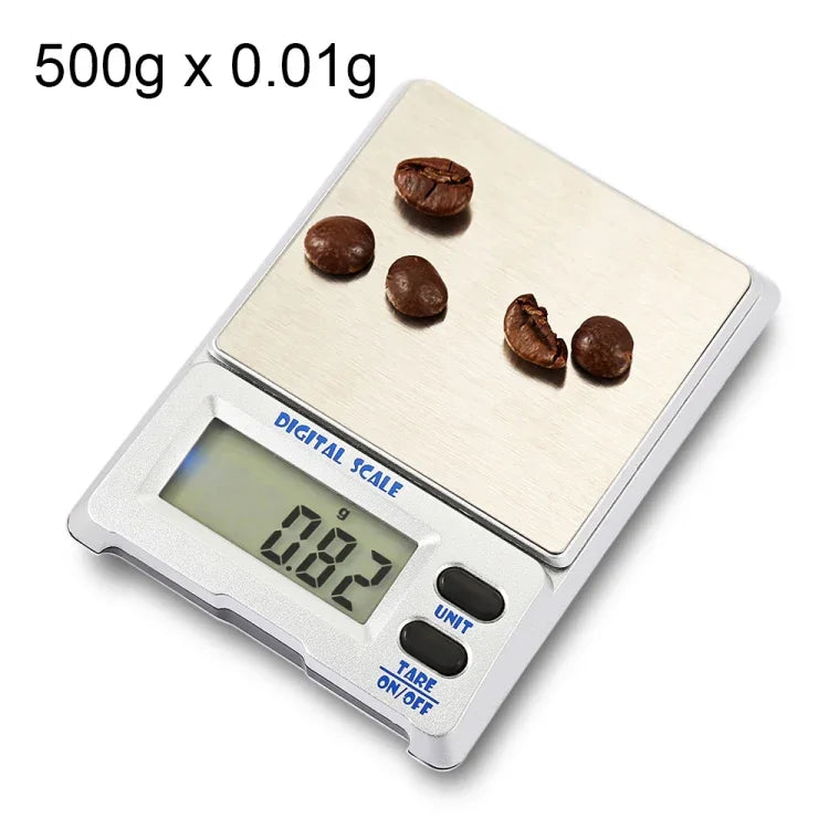 M-18 500g x 0.01g 고정밀 디지털 전자 보석 저울 저울 장치 1.5인치 LCD 화면, 500g/0.01g
