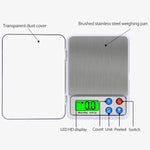 MH-555 6Kg x 0.1g 고정밀 디지털 전자 휴대용 주방 저울 밸런스 장치 2.2인치 LCD 화면 포함, 6000g/0.1g