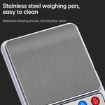 MH-555 6Kg x 0.1g 고정밀 디지털 전자 휴대용 주방 저울 밸런스 장치 2.2인치 LCD 화면 포함, 6000g/0.1g