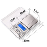 MH-100 500g x 0.1g 고정밀 디지털 전자 휴대용 미니 포켓 저울 휴대폰 무게 저울 저울 장치 1.6인치 LCD 화면, 500g/0.1g