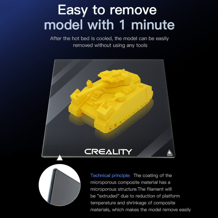 Creality 카보런덤 유리판 플랫폼 히티드 베드 빌드 서피스 Ender-3 3D 프린터 부품