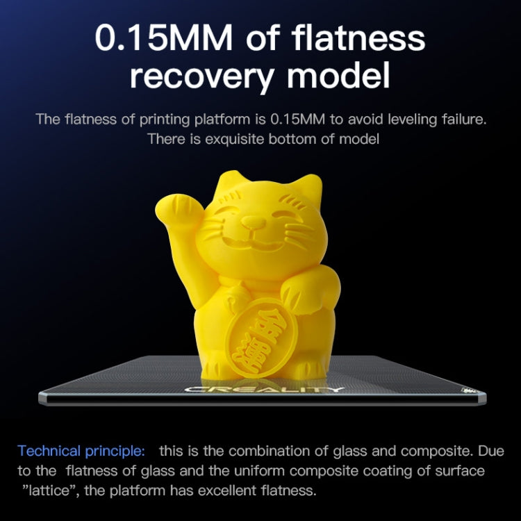 Creality 카보런덤 유리판 플랫폼 히티드 베드 빌드 서피스 Ender-3 3D 프린터 부품