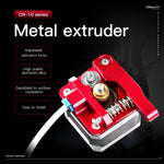 Creality 올 메탈 레드 블록 보우덴 익스트루더 키트 Ender-3 / Ender-3 Pro / Ender-3 V2 / CR-10 Pro V2 3D 프린터용
