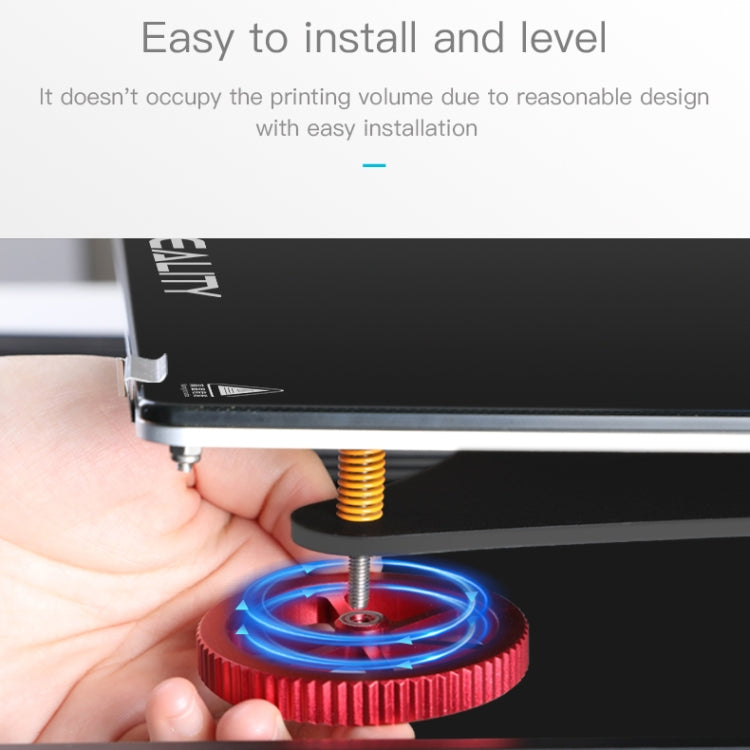 Creality 메탈 레드 핸드 스크류 레벨링 너트 Ender-3 / Ender-3 Pro / Ender-3 V2 / CR-10 Pro V2 3D 프린터용