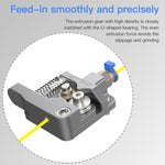 Creality 올 메탈 실버 블록 보우덴 익스트루더 키트 Ender-3 / Ender-3 Pro / Ender-3 V2 / CR-10 Pro V2 3D 프린터용