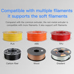 Creality 올 메탈 실버 블록 보우덴 익스트루더 키트 Ender-3 / Ender-3 Pro / Ender-3 V2 / CR-10 Pro V2 3D 프린터용