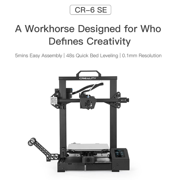CREALITY CR-6 SE 350W 지능형 레벨링 프리 DIY 3D 프린터, 인쇄 크기: 23.5 x 23.5 x 25cm, EU 플러그, CR-6 SE