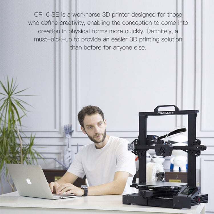 CREALITY CR-6 SE 350W 지능형 레벨링 프리 DIY 3D 프린터, 인쇄 크기: 23.5 x 23.5 x 25cm, EU 플러그, CR-6 SE