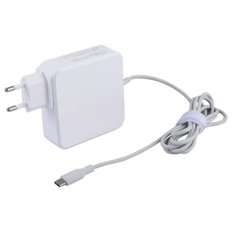 87W USB-C / 타입-C 전원 어댑터 휴대용 충전기 1.8m 충전 케이블 포함, EU 플러그