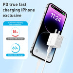 MOMAX UM36 PD 20W USB-C / Type-C + USB 고속 충전기 전원 어댑터, CN 플러그, UM36