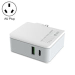 LDNIO A4403C 30W PD + 자동 인식 접이식 고속 여행용 충전기 1m USB-C / Type-C 케이블 포함, AU 플러그, Type-C 케이블 포함, 30W Type-C 케이블 포함