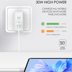 LDNIO A4403C 30W PD + 자동 인식 접이식 고속 여행용 충전기 1m USB-C / Type-C 케이블 포함, AU 플러그, Type-C 케이블 포함, 30W Type-C 케이블 포함