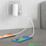 LDNIO A4403C 30W PD + 자동 인식 접이식 고속 여행용 충전기 1m USB-C / Type-C 케이블 포함, AU 플러그, Type-C 케이블 포함, 30W Type-C 케이블 포함