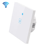 WS-EU-01 EWeLink 앱 & 터치 제어 2A 1구 강화유리 패널 스마트 벽 스위치, AC 90V-250V, EU 플러그, 1구