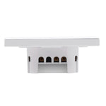WS-EU-01 EWeLink 앱 & 터치 제어 2A 1구 강화유리 패널 스마트 벽 스위치, AC 90V-250V, EU 플러그, 1구