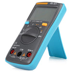 ZT98 CAT III 600V 휴대용 디지털 멀티미터 2000 카운트 백라이트 AC / DC 전류 전압 테스터 미터 LCD 화면 및 홀더 포함, ZT98