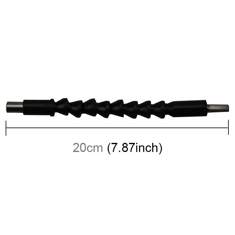 플라스틱 충전식 드릴 전동 드라이버 전용 유연 샤프트 토크 드릴 로드, 길이: 20cm, 길이: 20cm
